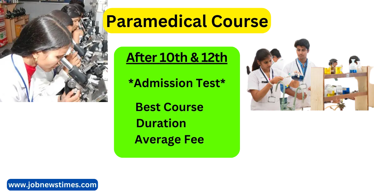 Paramedical Course List 2023