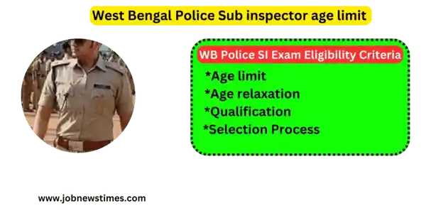 west bengal police sub inspector age limit