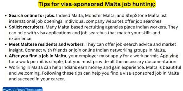 Urgent! Jobs In Malta For Indian With Visa Sponsorship 2023 Apply Online
