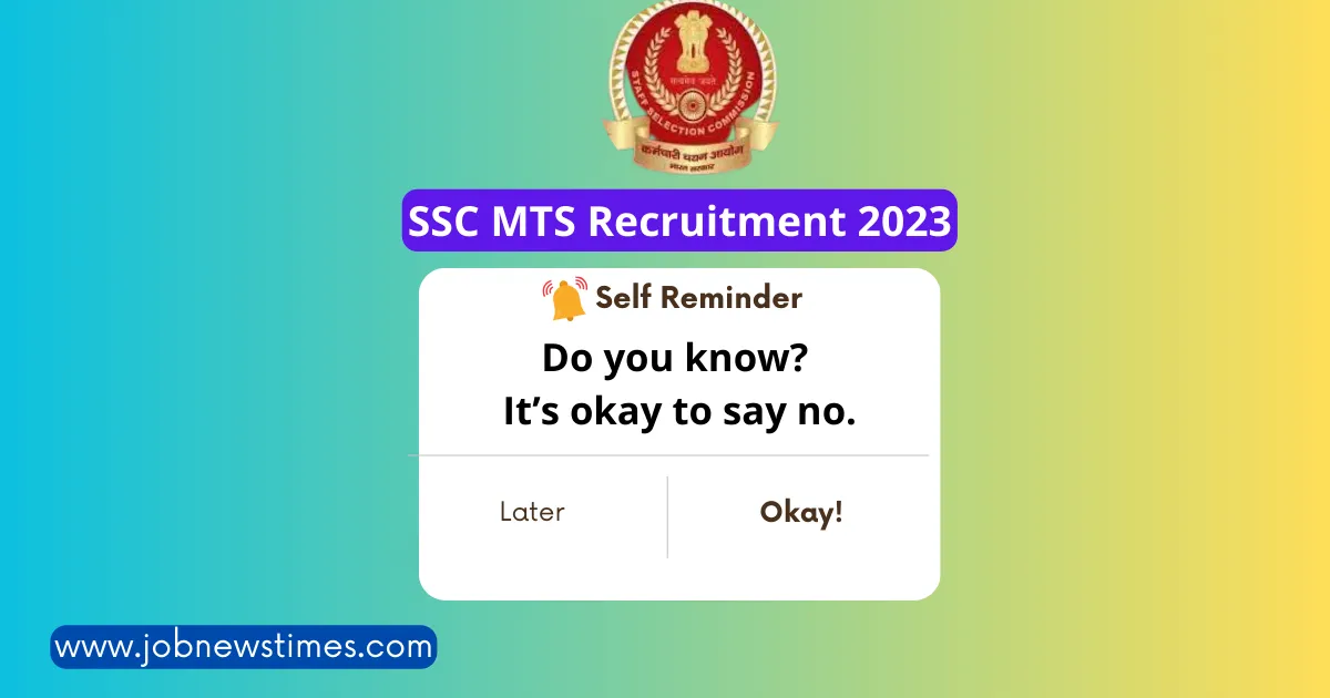 SSC MTS Recruitment 2023: Apply for 10,000+ Vacancies
