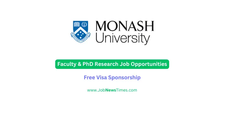 Fully Funded PhD Degree at Monash University Australia