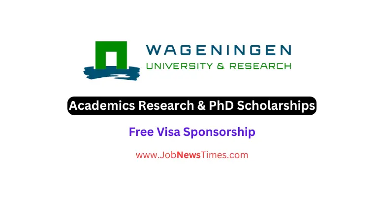 Research Jobs at Wageningen University Netherlands